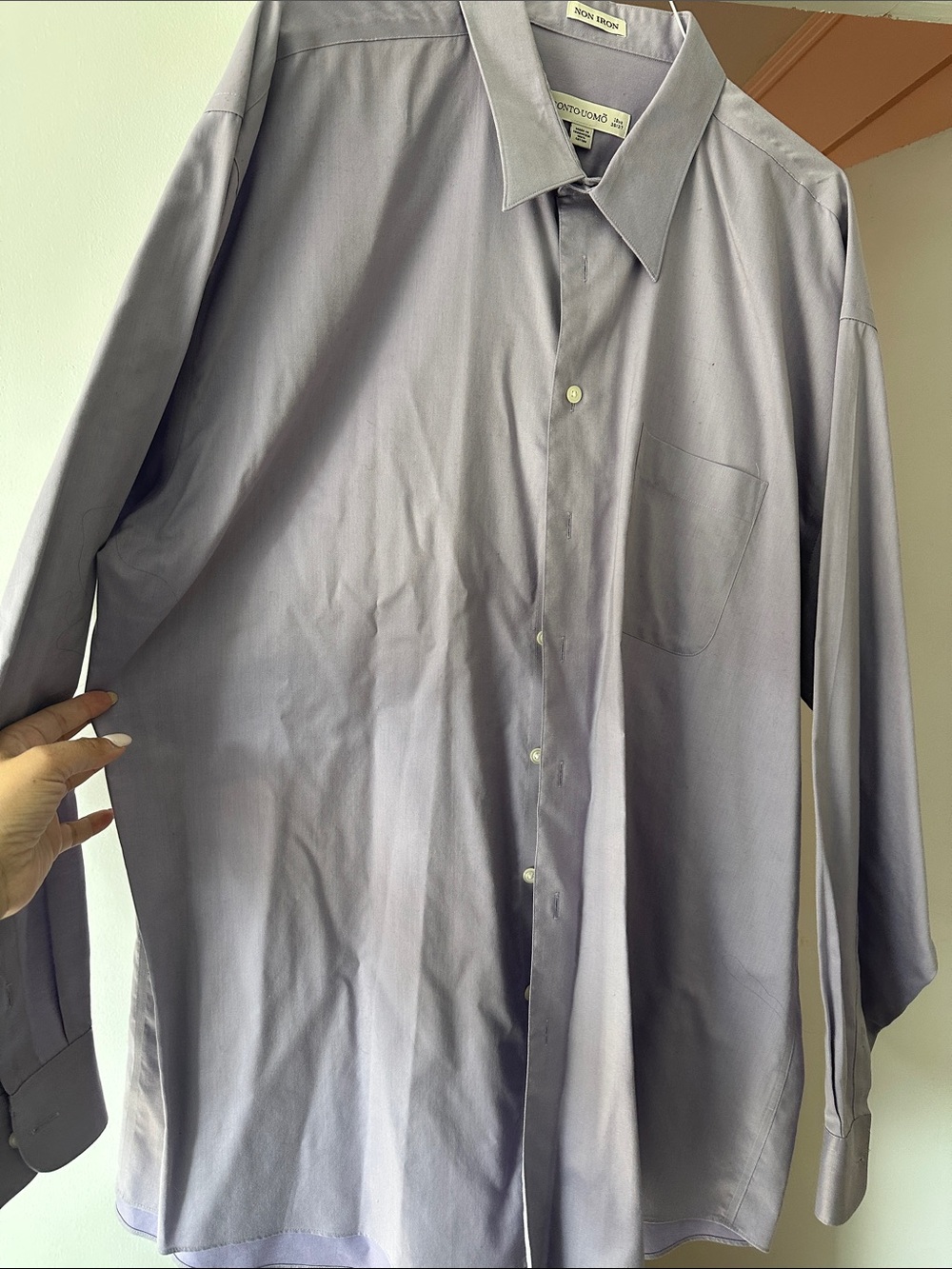 Men's lavender Dress Shirt from Pronto Uomo size 18 1/2
